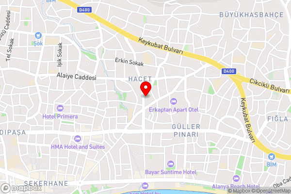 Kardelen Apart Hotel - Hotel Location Map