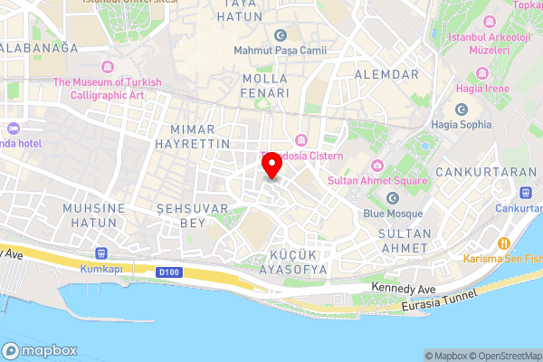 Kare Hotel Sultanahmet - Hotel Location Map