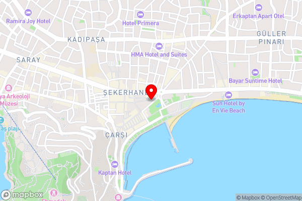 Karikatür Bi Hotel - Hotel Location Map