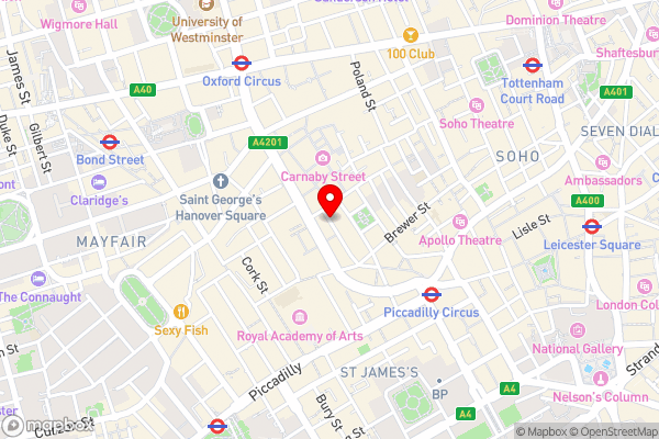 Karma Sanctum Soho Hotel - Hotel Location Map
