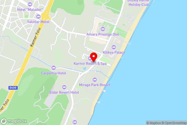 Karmir Resort & Spa - Hotel Location Map