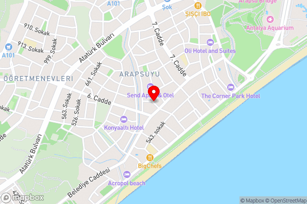 Kartal Hotel - Hotel Location Map