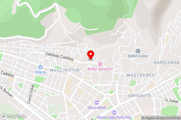 KARYA OTEL - Hotel Location Map