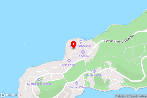 Kaş, deniz manzaralı, 6 kişilik villa - Hotel Location Map