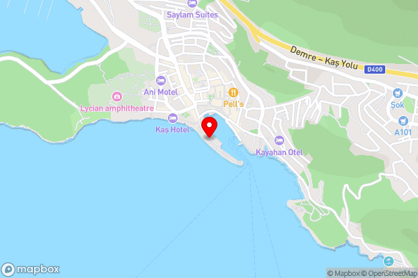 KAŞ HİSTORY LİMANAĞZI - Hotel Location Map