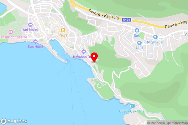 Kas Maki Hotel - Hotel Location Map