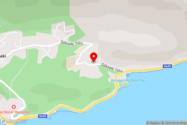 Kaş Sun Glare Hotel - Hotel Location Map
