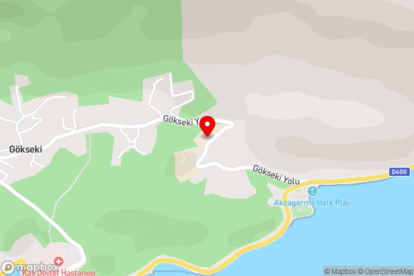 Kas Uygulama Hotel - Hotel Location Map