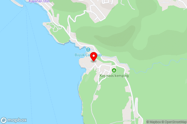 Kaş Villa HMC - Hotel Location Map