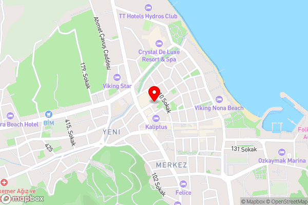 KaterLux in Kemer - Hotel Location Map