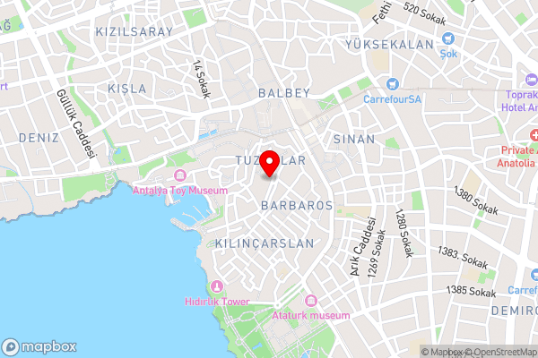 Kaucuk Hotel - Hotel Location Map