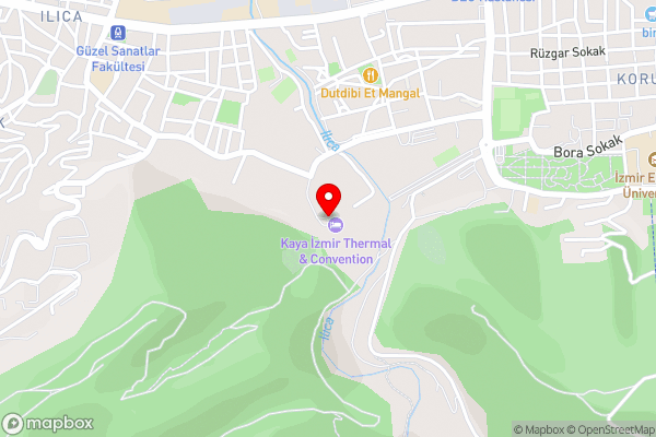 Kaya Izmir Thermal & Convention - Hotel Location Map