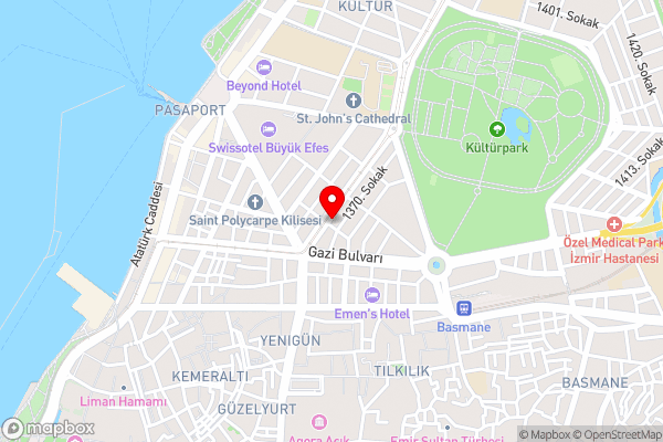 Kaya Prestige - Hotel Location Map