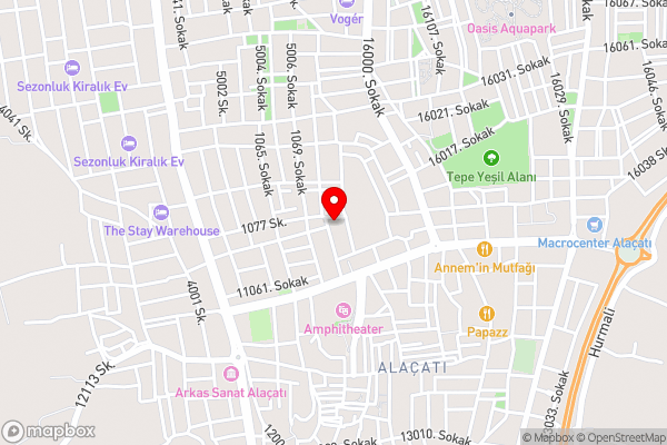 Kekik Alaçatı Otel - Hotel Location Map