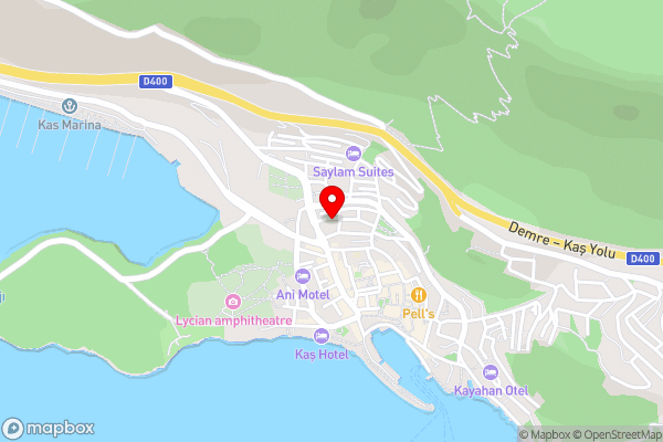 Kekova Hotel - Hotel Location Map