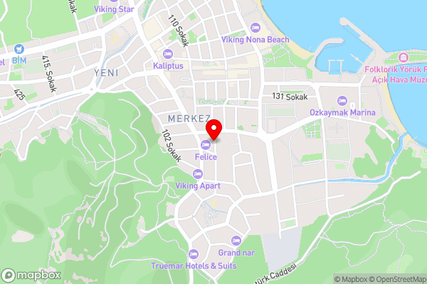 Kemer Agon Butique Hotel - Hotel Location Map