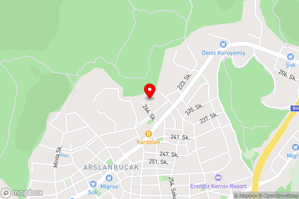 Kemer Green Park Villa - Hotel Location Map