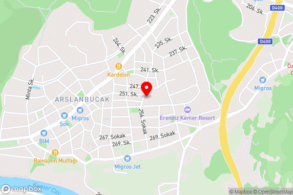 Kemer Vıllas De LLuvia - Hotel Location Map