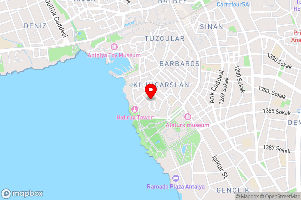 Kervan Hotel - Hotel Location Map