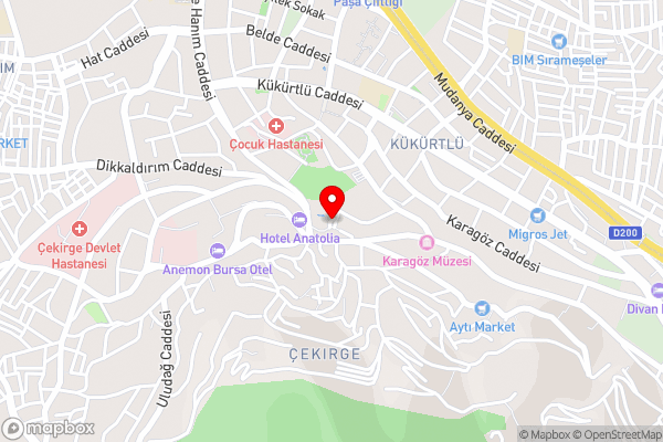 Kervansaray Thermal Convention Center & Spa - Hotel Location Map