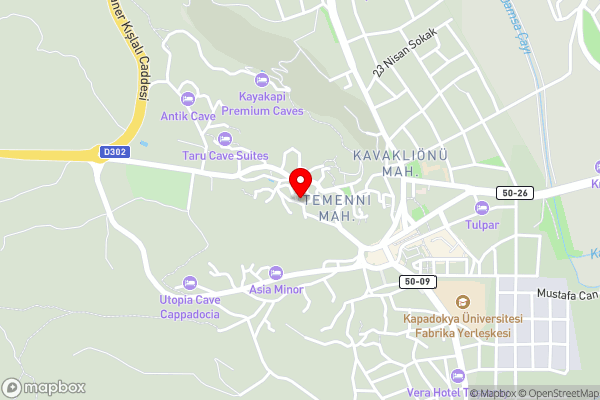 Keyf i ala capadocia - Hotel Location Map