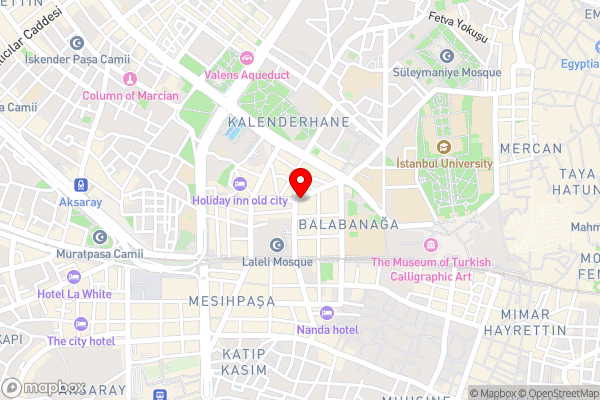 King Istanbul Hotel - Hotel Location Map