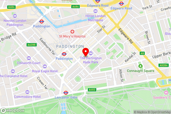 KingswayPark Hotel at Park Avenue - Hotel Location Map