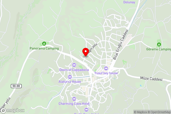 Kismet Cave House - Hotel Location Map