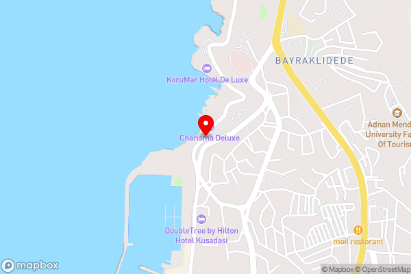 Kısmet Otel - Hotel Location Map