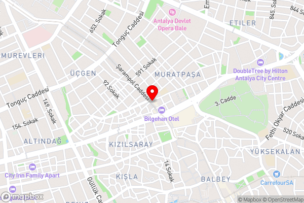 Kivrak Hotel - Hotel Location Map