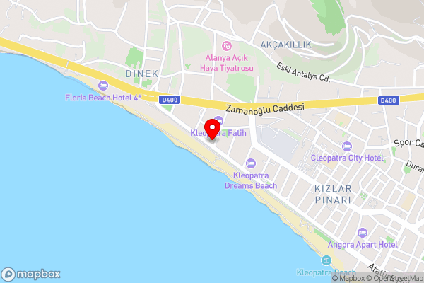 Kleopatra Balik Hotel - Hotel Location Map