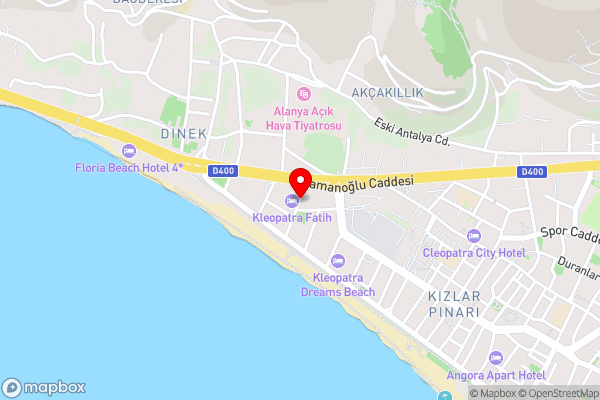 Kleopatra Fatih Hotel - Hotel Location Map