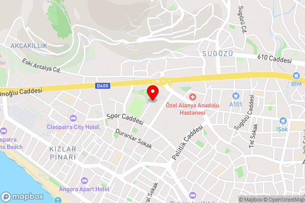 Kleopatra Ramira Hotel - Hotel Location Map