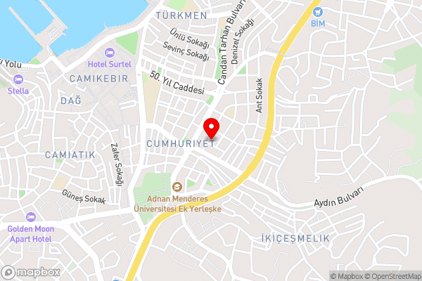 konak - Hotel Location Map