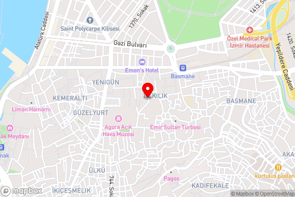 Konak Saray Hotel - Hotel Location Map