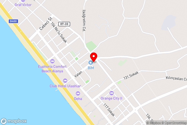 Konak Seaside Towe 2Bedrooms - Hotel Location Map
