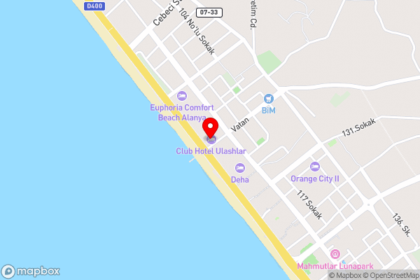 Konak Seaside Tower - Hotel Location Map