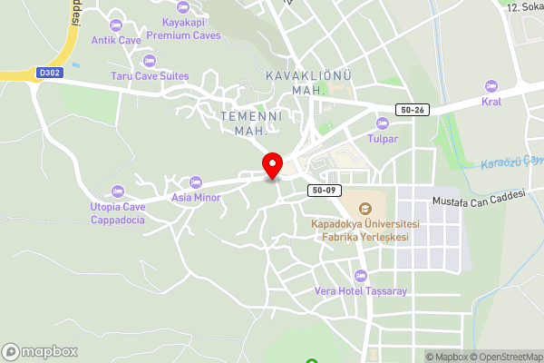 Konak Vaveyla Cave - Hotel Location Map