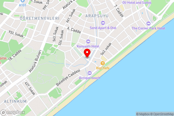 Köprübaşı aile apartı - Hotel Location Map