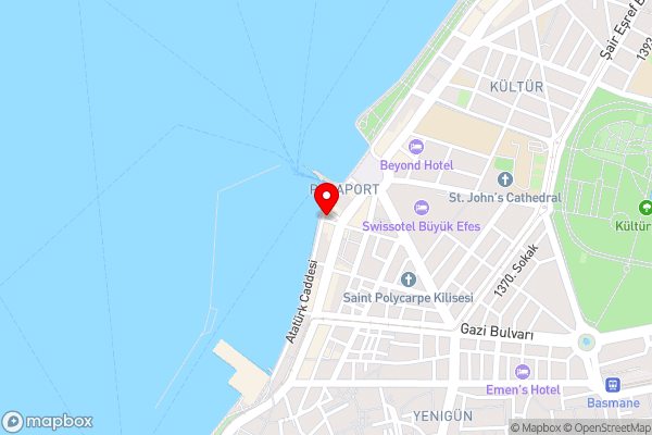 Kordon Hotel Pasaport - Hotel Location Map