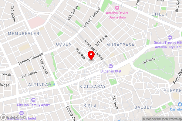 Köşk Hotel - Hotel Location Map