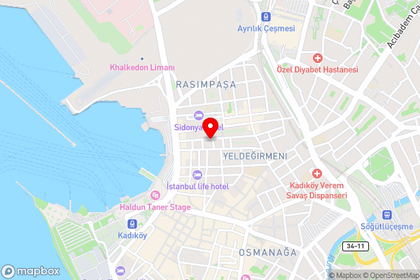 Kosk Hotel Kadikoy - Hotel Location Map