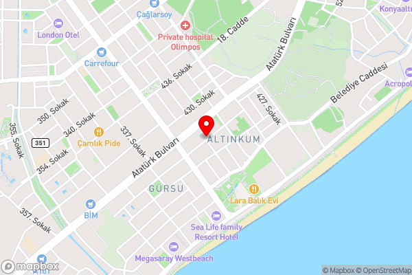 Kuk apartment - Hotel Location Map