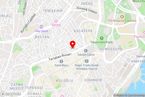 Kunterbunt Aparts Istanbul - Hotel Location Map