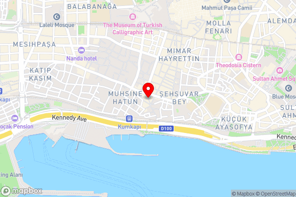 Kupa Hotel - Hotel Location Map