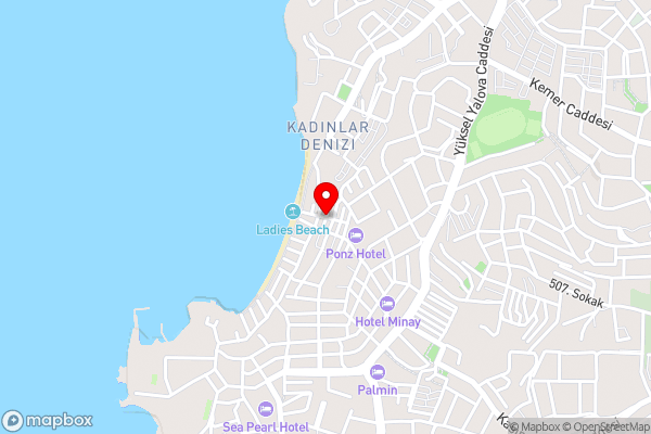 Kuşadası kadınlar denizi (BİDRi İNŞAAT) - Hotel Location Map