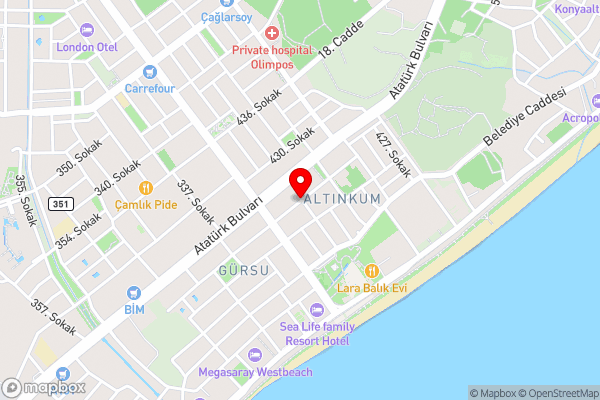 Квартира на берегу моря - Hotel Location Map