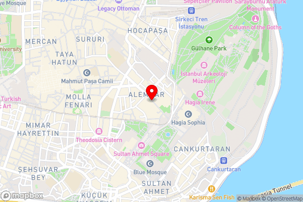 Kybele Hotel - Hotel Location Map