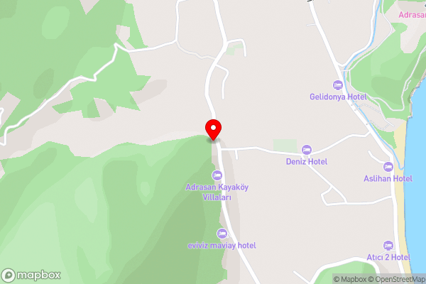 Kybele Otel - Hotel Location Map