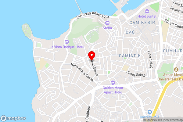 La Bella Suit Otel - Hotel Location Map